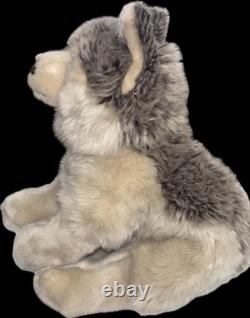 RARE GANZ WEBKINZ Signature Timber Wolf Husky Plush Stuffed Animal WKS1008 AB