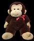 Rare Goffa Jumbo 32 Monkey Huggable Ape Stuffed Animal Large Red Ribbon Hearts