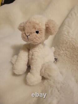 RARE HTF Jellycat Baby FuddleWuddle 5 Plush Lamb Sheep Sitting Stuffed Animal