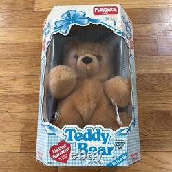 RARE IN BOX 1990 Playskool Teddy Bear Vintage Stuffed Animal Plush Toy 12 5149