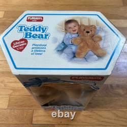 RARE IN BOX 1990 Playskool Teddy Bear Vintage Stuffed Animal Plush Toy 12 5149