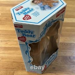 RARE IN BOX 1990 Playskool Teddy Bear Vintage Stuffed Animal Plush Toy 12 5149