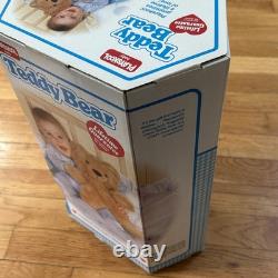 RARE IN BOX 1990 Playskool Teddy Bear Vintage Stuffed Animal Plush Toy 12 5149