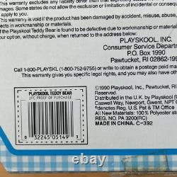RARE IN BOX 1990 Playskool Teddy Bear Vintage Stuffed Animal Plush Toy 12 5149