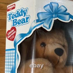 RARE IN BOX 1990 Playskool Teddy Bear Vintage Stuffed Animal Plush Toy 12 5149