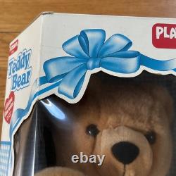 RARE IN BOX 1990 Playskool Teddy Bear Vintage Stuffed Animal Plush Toy 12 5149
