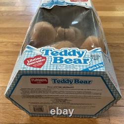 RARE IN BOX 1990 Playskool Teddy Bear Vintage Stuffed Animal Plush Toy 12 5149