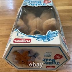 RARE IN BOX 1990 Playskool Teddy Bear Vintage Stuffed Animal Plush Toy 12 5149