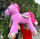 Rare Jumbo Purple Winged Unicorn Laying 52 Long Soft Plush Stuffed Animal Toy