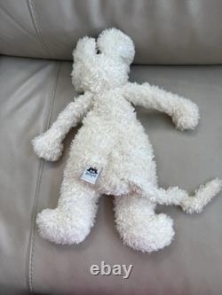 RARE Jellycat Bunglie Cream Mouse 16in Plush Stuffed Animal Original Tags LNC