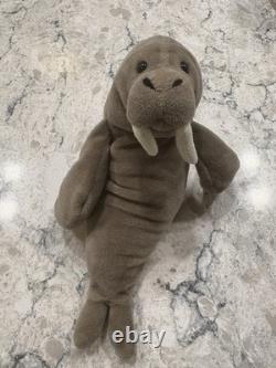 RARE Jellycat Wrinkles Walrus Small 8 Collectible Plush Toy Stuffed Animal