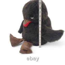 RARE Ms Noah Ugly Duckling Black Stuffed Animal Plush 14 1980s Vintage Swan