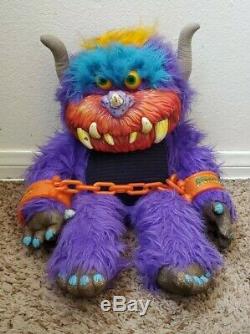 RARE My Pet Monster BEASTUR Plush Toy withOriginal Hand Cuffs