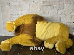 RARE Nestle Promo Lion King Simba Plush Stuffed Disney Mufasa 1994 5' Douglas Co