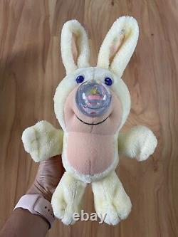 RARE SET Vintage Playskool Nosy Bear Bunny CHICKY & DUCKY Stuffed Animal Plush