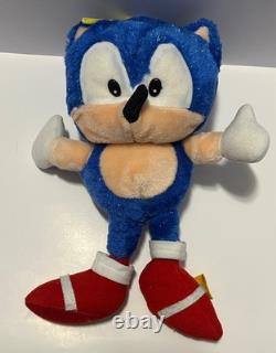 RARE Sonic The Hedgehog Plush Toy BOOTLEG KO 1900's 12 VINTAGE