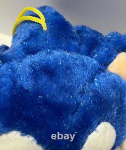 RARE Sonic The Hedgehog Plush Toy BOOTLEG KO 1900's 12 VINTAGE