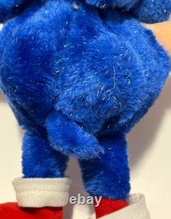 RARE Sonic The Hedgehog Plush Toy BOOTLEG KO 1900's 12 VINTAGE