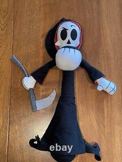 RARE The Grim Adventures of Billy and & Mandy Reaper 13 Plush Kellytoy