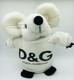Rare Vintage 90s Plush Mouse With Dolce Gabbana Kids Shirt D&g Stuffed Animal