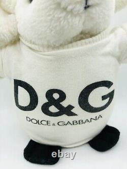 RARE Vintage 90s plush mouse with Dolce Gabbana Kids shirt D&G Stuffed Animal