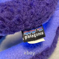 RARE! Vtg 1990s Patagonia Purple Guanaco Llama Plush Stuffed Animal with Scarf