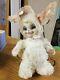 Rare Vtg Rushton Star Creation Rubber Face Bunny Rabbit 13 Plush Stuffed Toy