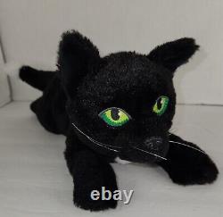 RARE Warrior Cats Ravenpaw 14 Plush Black Cat with Green Eyes