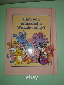 RARE! Wuzzles Woolrus Plush & Book 80's Toys Set Sleepy Time Pal Disney