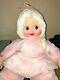 Rushton Company Pink Snow Baby Girl Doll Rubber Face Plush Stuffed Toy Vintage