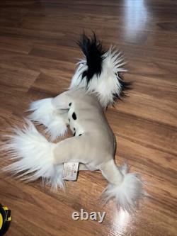 Rare 15 DEMDACO NAT & JULES Chinese Crested Dog Plush Stuffed Animal Toy 2014