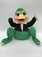 Rare 1950s Rushton Plush Frog Rubber Face Stuffed Animal Toy