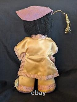 Rare 1950s RUSHTON Star Creation Plush Rubber Face Musical Asian Chinese Lady