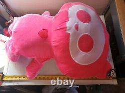 Rare FIESTA Skelanimals Giant Plush pink kit cat 33 Inch Huge with tag see desc