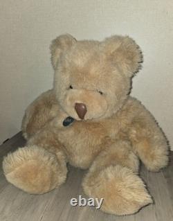 Rare Gund Special Collectors 1986 Plush Teddy Bear With Gund Tag Stuffed Animal