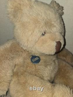 Rare Gund Special Collectors 1986 Plush Teddy Bear With Gund Tag Stuffed Animal