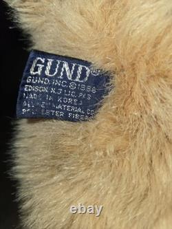 Rare Gund Special Collectors 1986 Plush Teddy Bear With Gund Tag Stuffed Animal