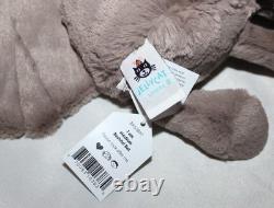 Rare HTF Jellycat London I am Medium Bashful Bat Soft Plush Stuffed Animal NWT