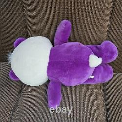 Rare Huge CARE BEAR Cousin POLITE PANDA 24 Purple Plush 2005 Stuffed Animal Big