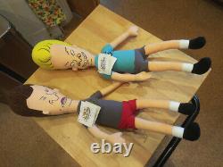 Rare MTV Beavis and Butthead Soft Doll Toys New Cast Of Characters Set 2 plush