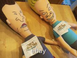 Rare MTV Beavis and Butthead Soft Doll Toys New Cast Of Characters Set 2 plush