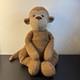 Rare Retired Jellycat Pelhamby Monkey 11 Brown Plush Stuffed Animal