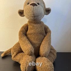 Rare Retired Jellycat Pelhamby Monkey 11 brown plush stuffed animal