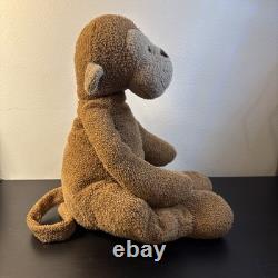 Rare Retired Jellycat Pelhamby Monkey 11 brown plush stuffed animal