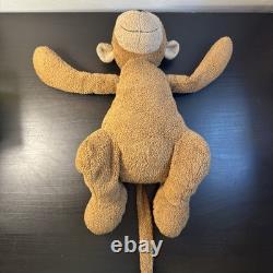 Rare Retired Jellycat Pelhamby Monkey 11 brown plush stuffed animal