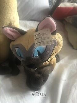 Rare Si & Am stamped Disney store Plush Soft Toy Lady And The Tramp