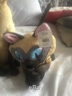 Rare Si & Am stamped Disney store Plush Soft Toy Lady And The Tramp