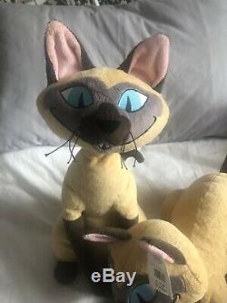 Rare Si & Am stamped Disney store Plush Soft Toy Lady And The Tramp