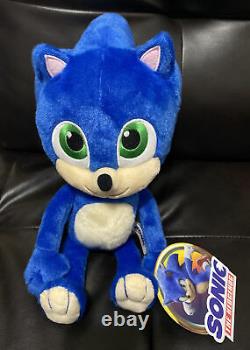 Rare Toy Factory 14 Baby Sonic The Hedgehog Movie Plush Stuffed Animal Doll Nwt