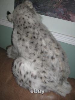 Rare! Vintage Animal Fair Plush Stuffed Bobcat- Lynx- BIG! 24 x 20 Kitty Cat